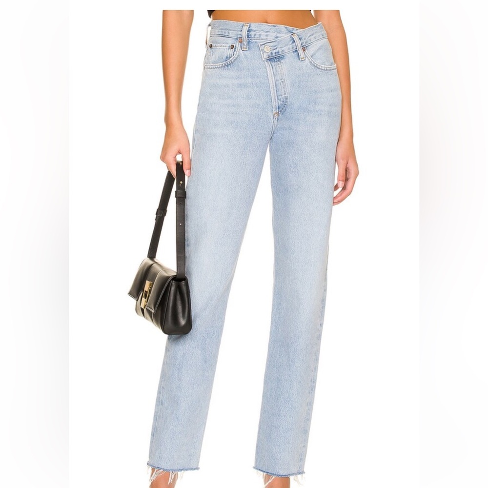 AGOLDE Criss Cross Straight in Dimension